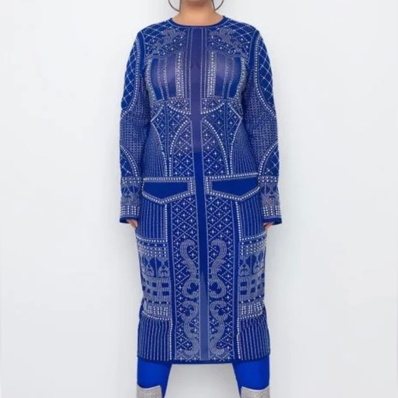 ***IN SEARCH OF*** AKIRA HIGH CLASS LIX RHINESTONE MESH DRESS L - Picture 3 of 6